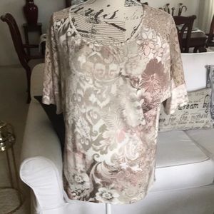 Lace detailed top by Chico’s